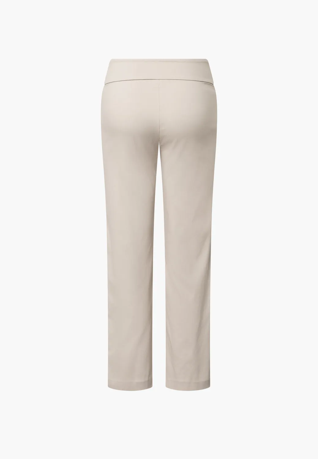 Laurie Thea Straight ML broek grey sand stretch