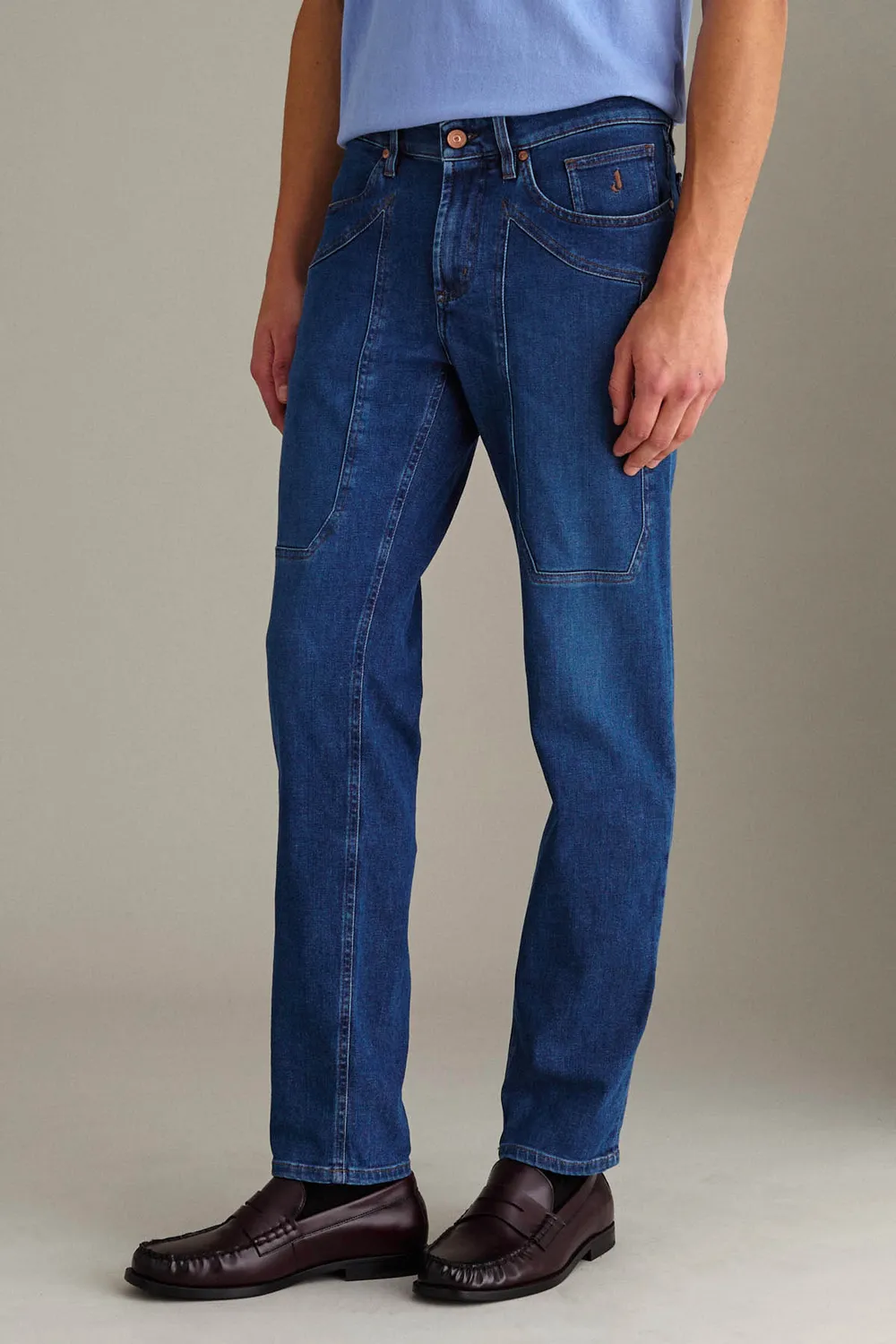 Jeckerson John Toppa jeans blauw slim fit heren