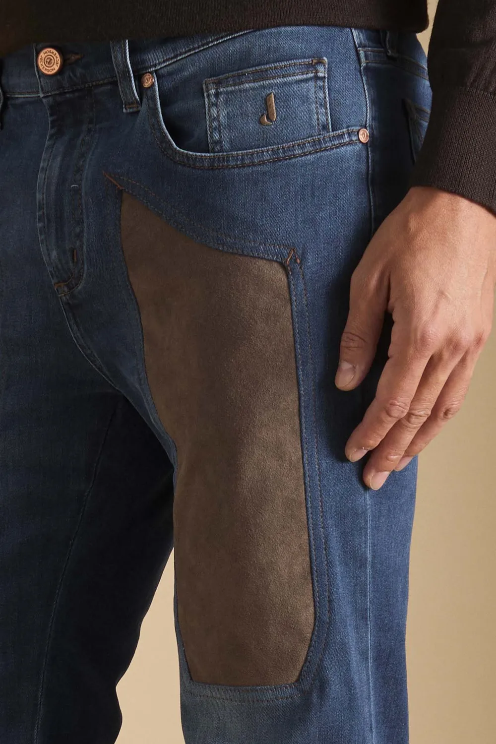 Jeckerson John jeans mediumblauw Alcantara