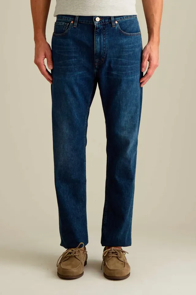 Jeckerson regular fit jeans blauw vintage denim