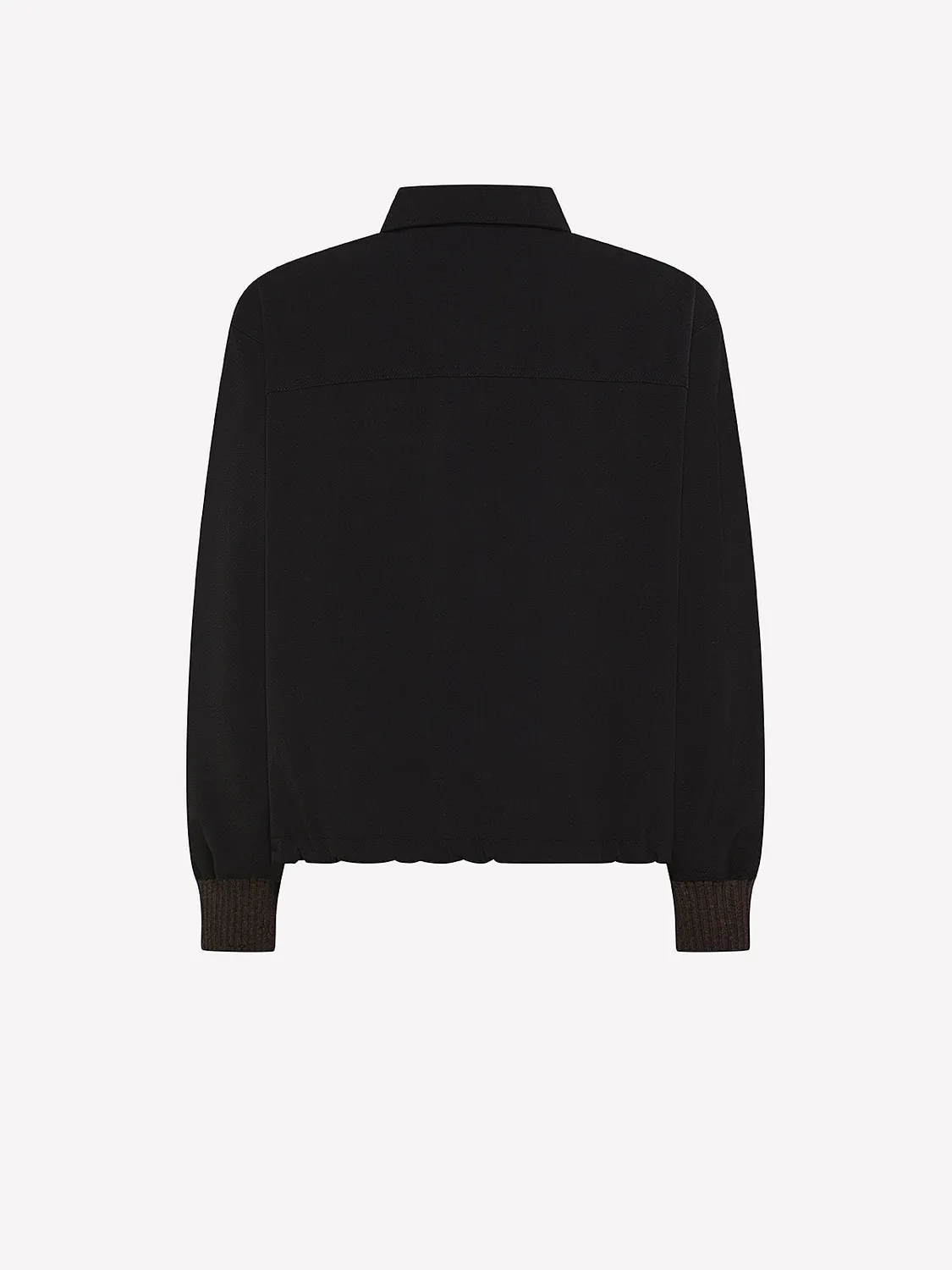 Nine In The Morning Odette ODT01 anorak blouse dames zwart