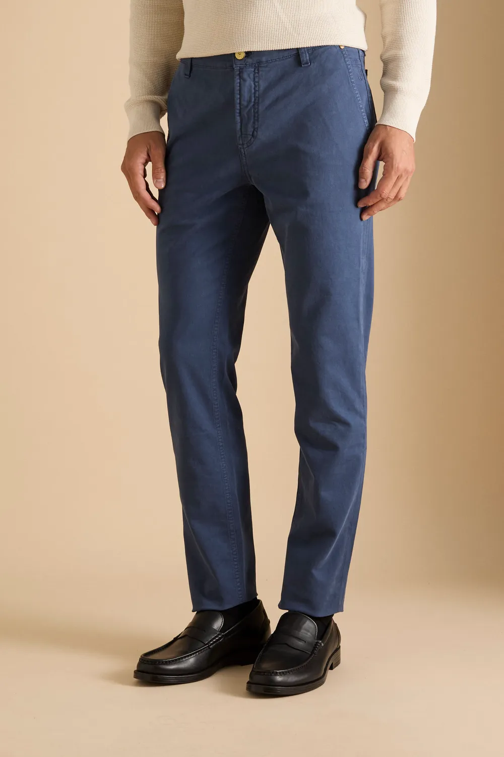 Jeckerson Julius chino slim fit donkerblauw stretch