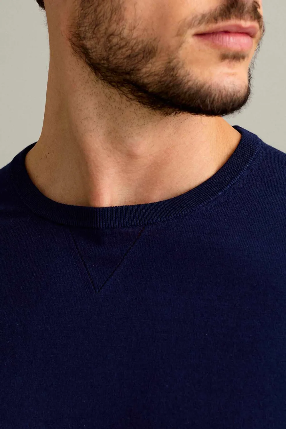 Jeckerson Manica Corta T-shirt Donkerblauw Katoen