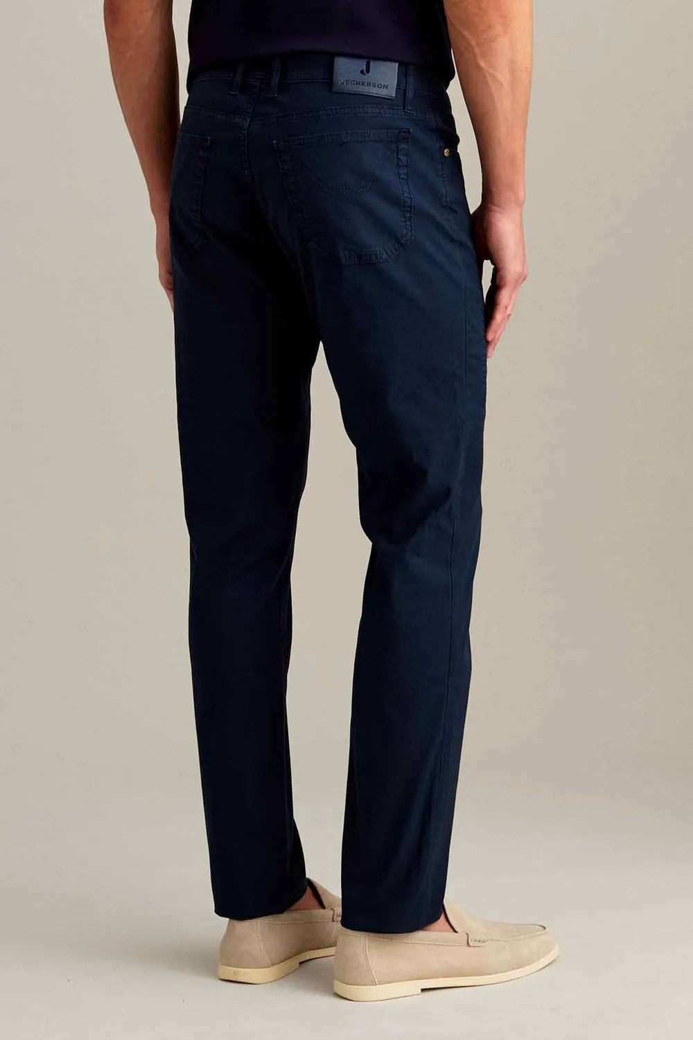 Jeckerson John broek donkerblauw katoen