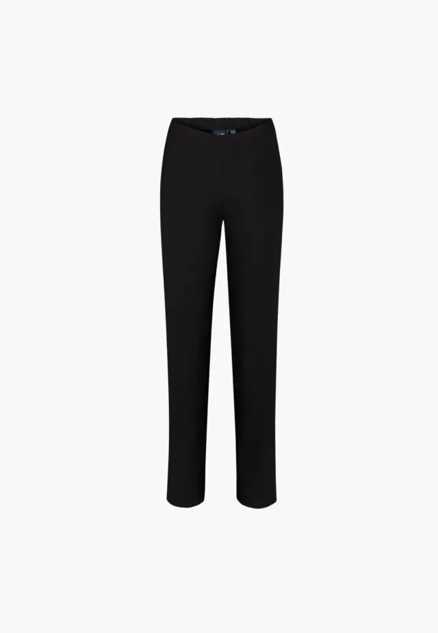 Laurie Bella Straight ML broek zwart bengalin