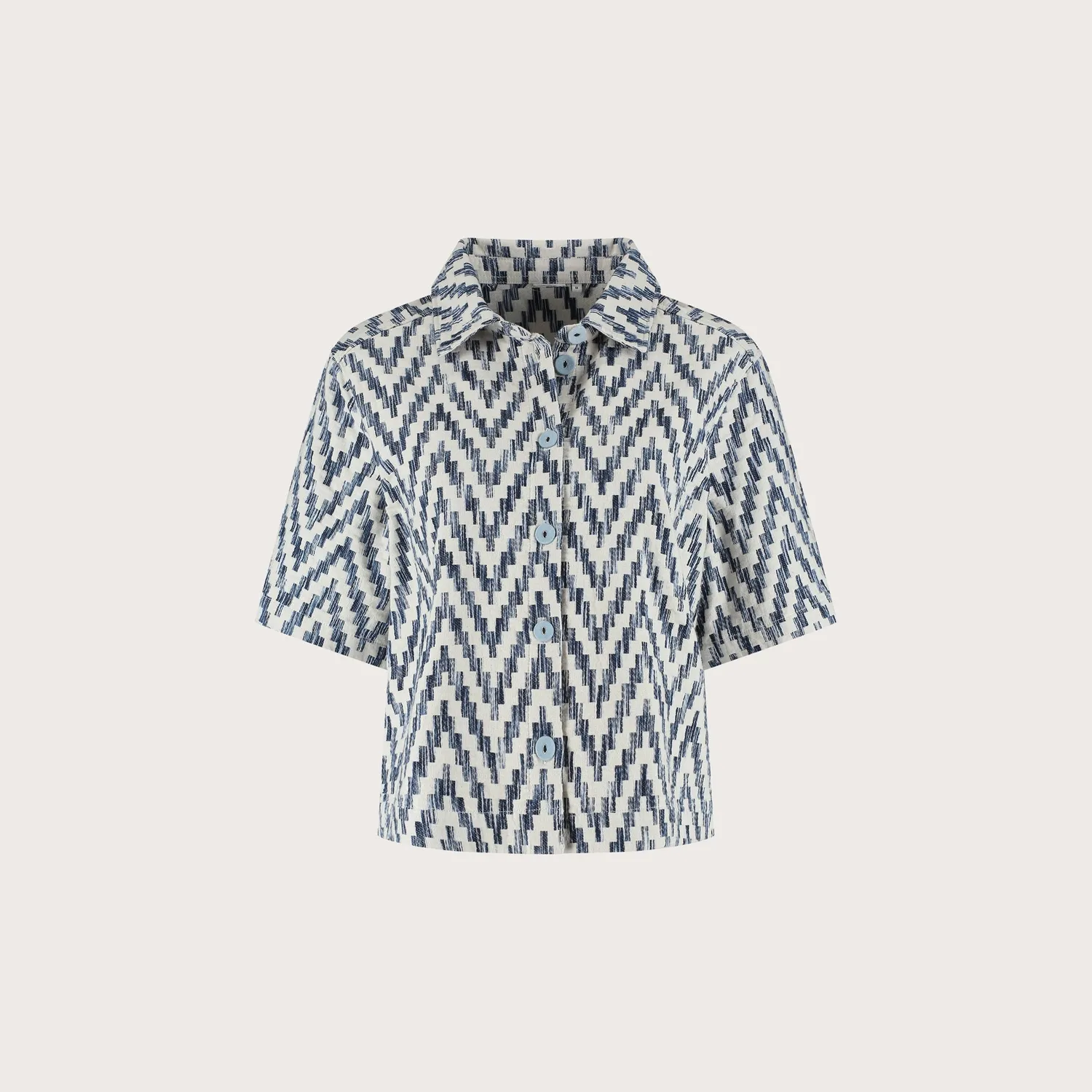 Florez Sylena blouse Greek echo tencel denim