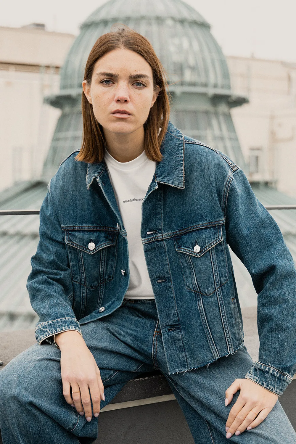 Nine In The Morning Gilda GD08 spijkerjack dames medium denim