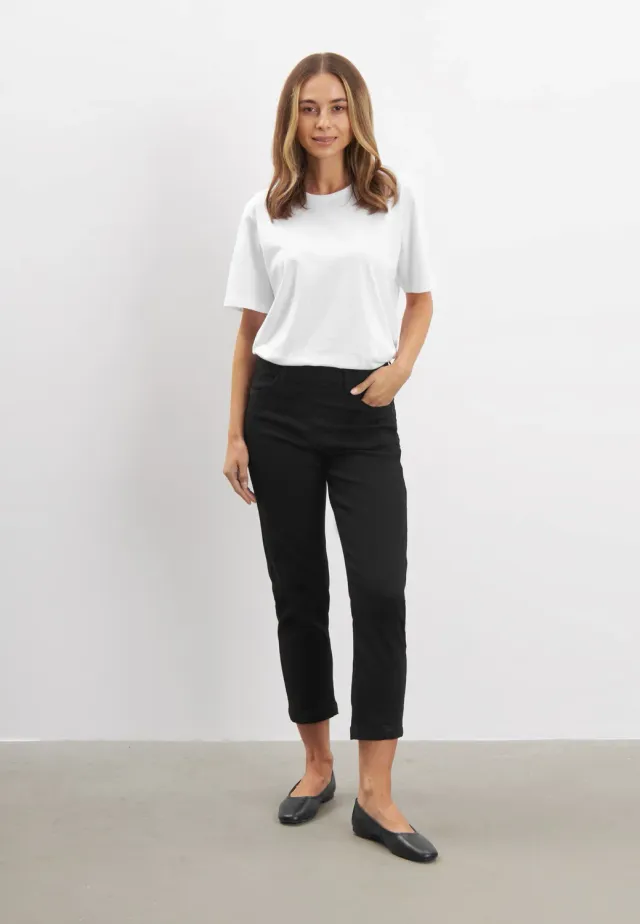 Laurie Piper Pure Regular CL broek Black Denim stretch