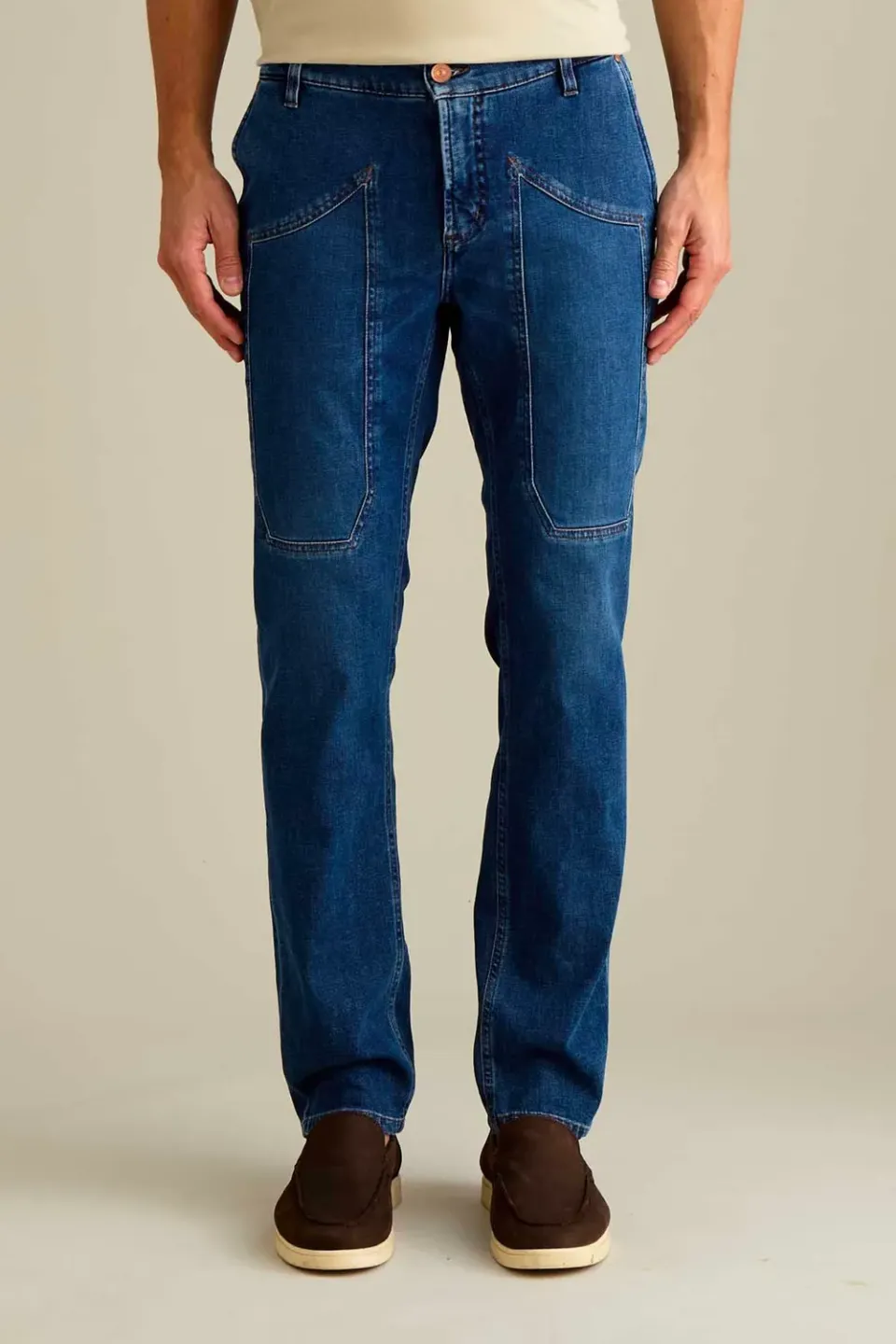 Jeckerson Jevon Slim Fit Jeans Donkerblauw