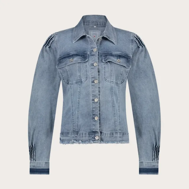 Florez Rome jacket Light Blue stretch