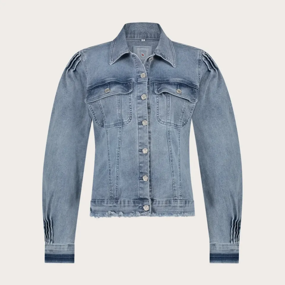 Florez Rome jacket Light Blue stretch
