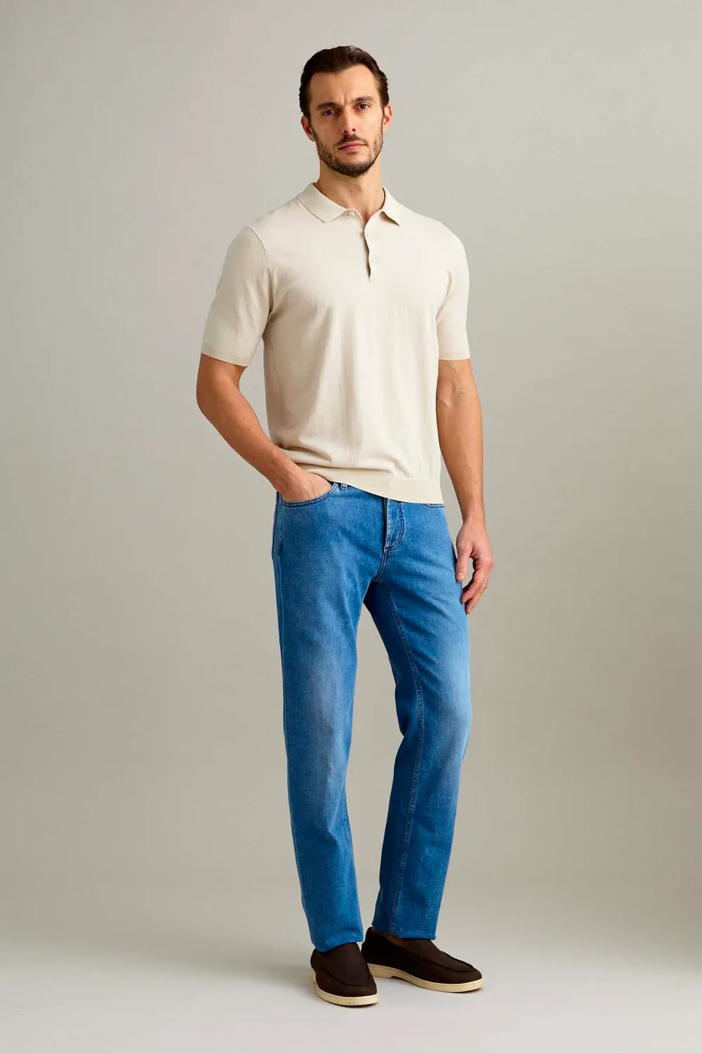 Jeckerson Jasper regular jeans blauw medio katoen