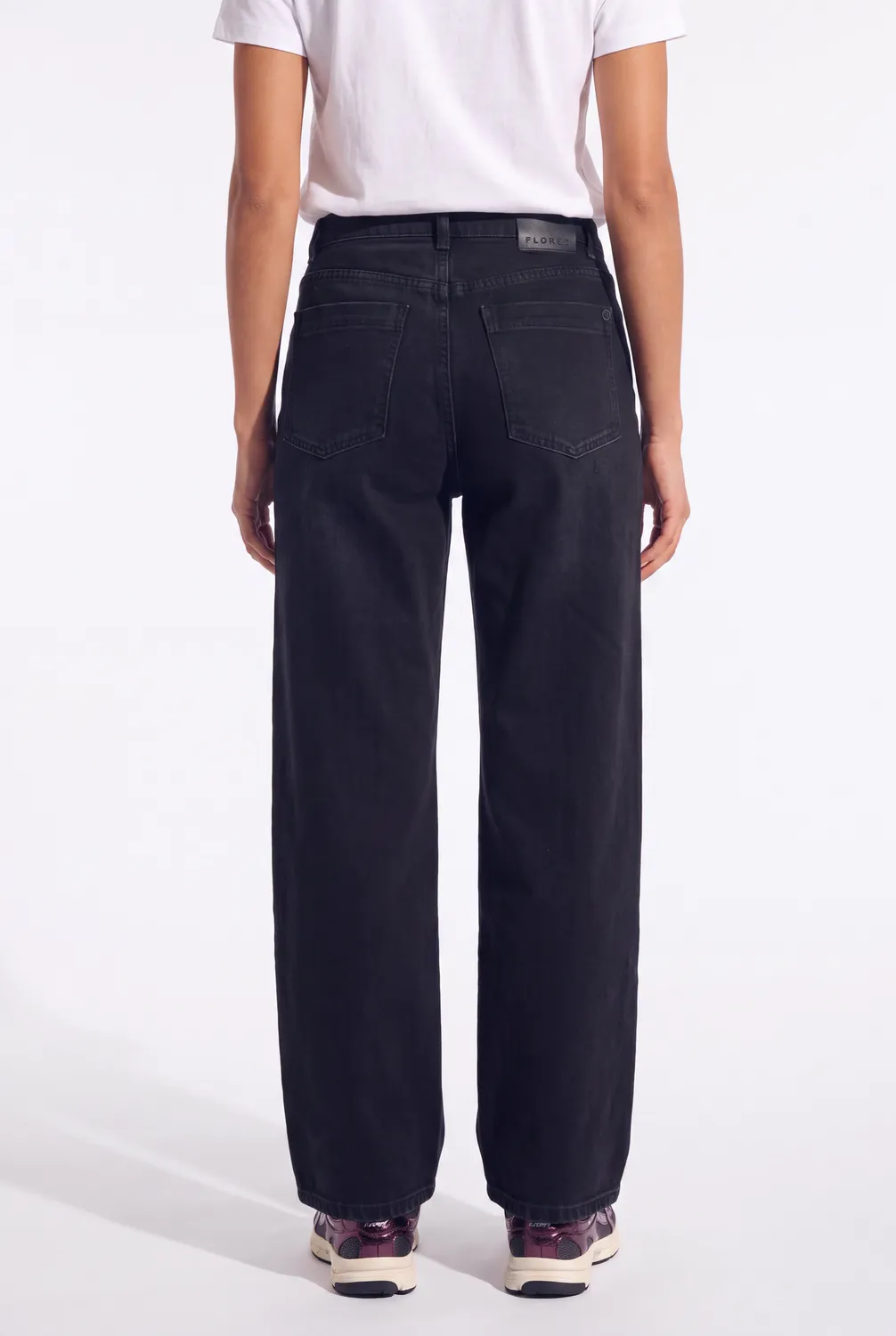 Florez Floor jeans zwart barrel fit