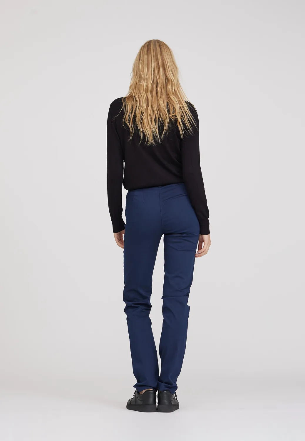 Laurie Kelly Regular LL broek navy stretch lang