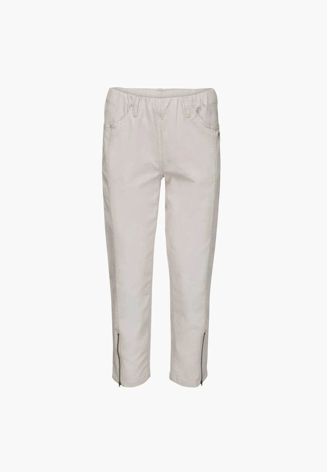 Laurie Piper Regular CL 100769 damesbroek Grey Sand katoen