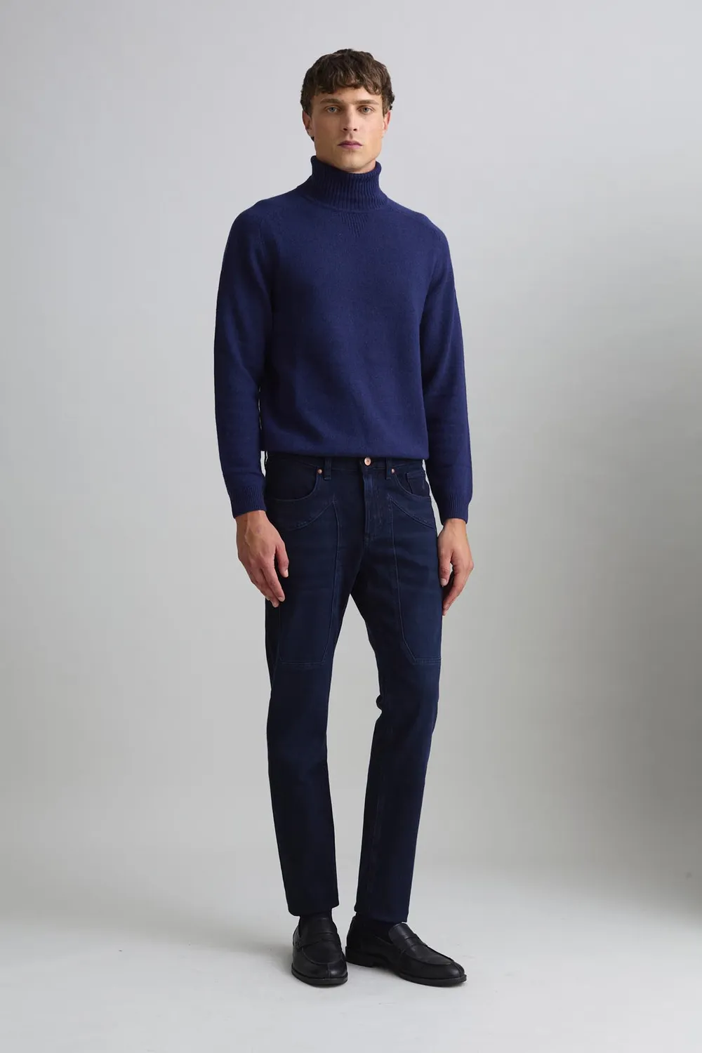 Jeckerson John Toppa jeans slim fit donkerblauw denim