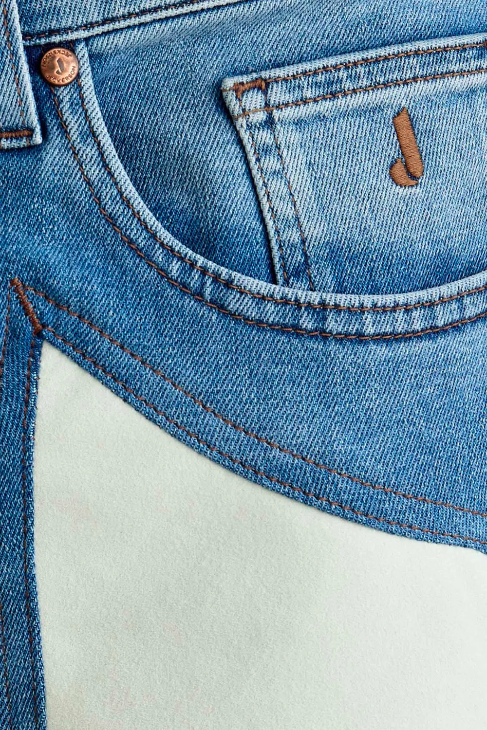 Jeckerson John Slim Fit Jeans Lichtblauw Alcantara