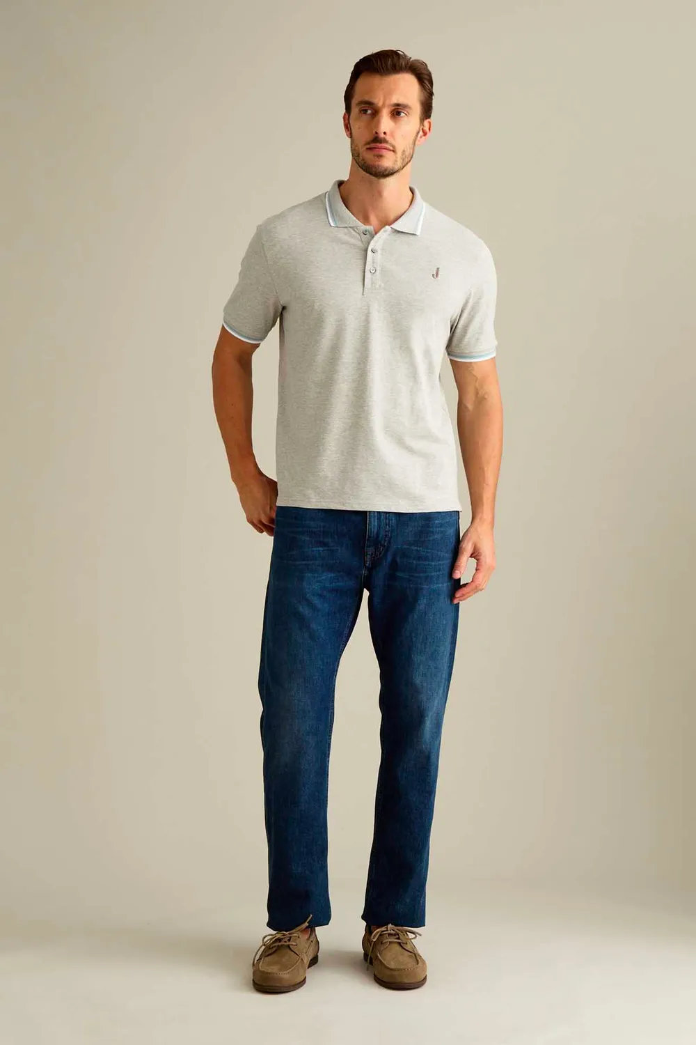 Jeckerson regular fit jeans blauw vintage denim