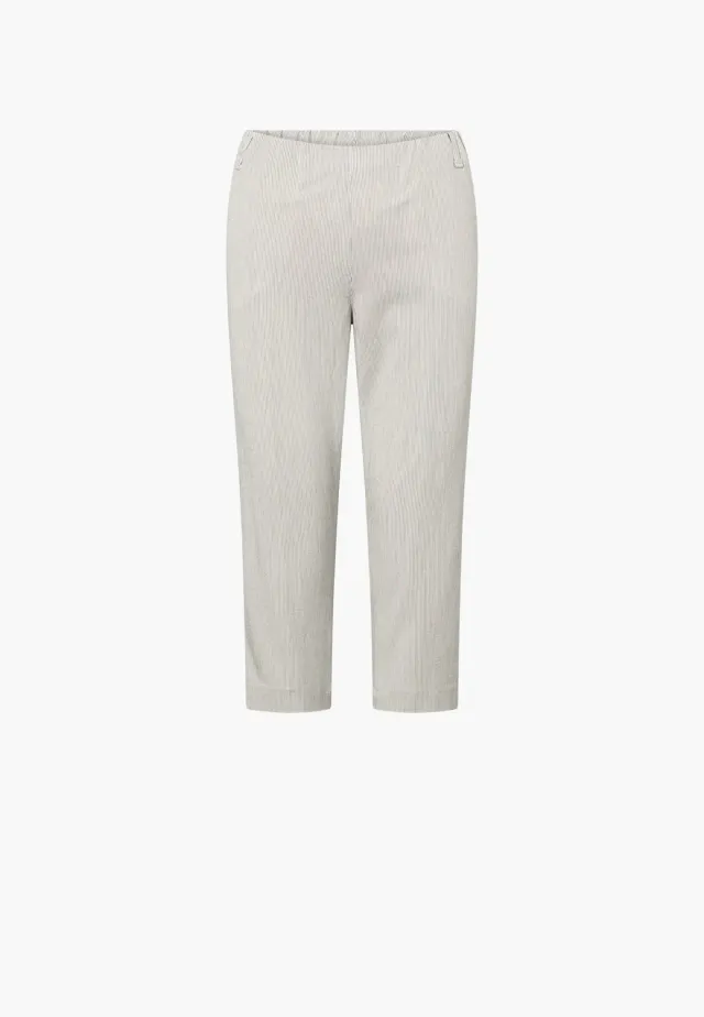 Laurie Taylor Regular Capri ML broek wit krijtstreep