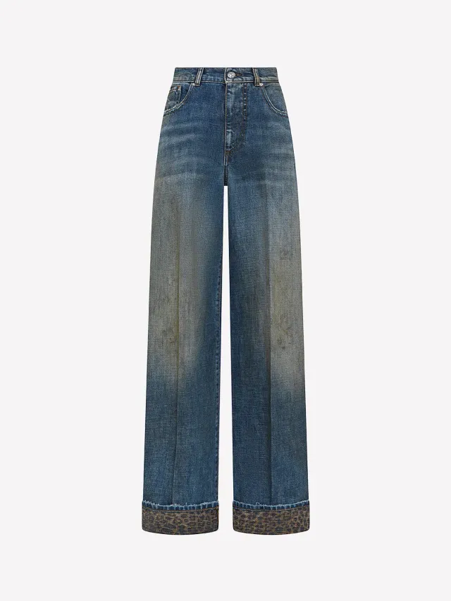 Nine In The Morning Eris jeans dames blauw medium wassing