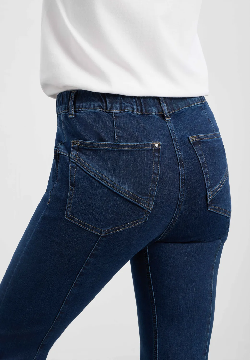 Laurie Slender Rouge Regular jeans dark blue denim stretch
