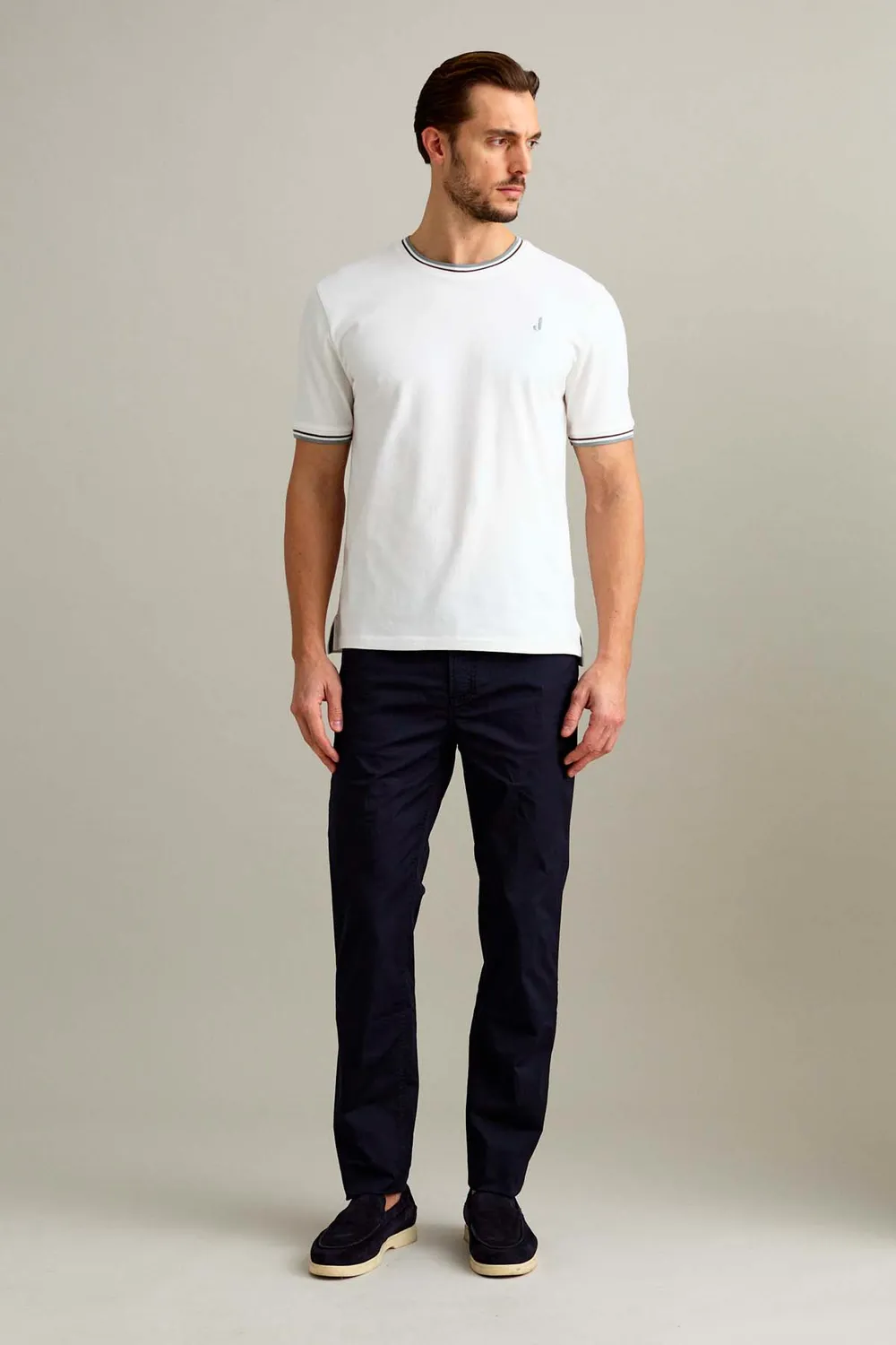 Jeckerson Jordan slim fit chino donkerblauw