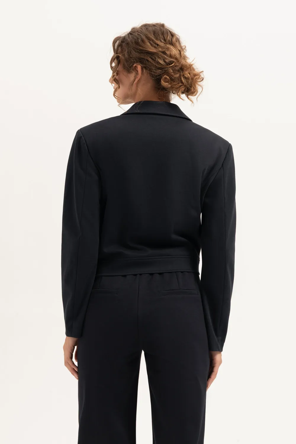 Florez Gigi jas Navy Blue met klepzakken