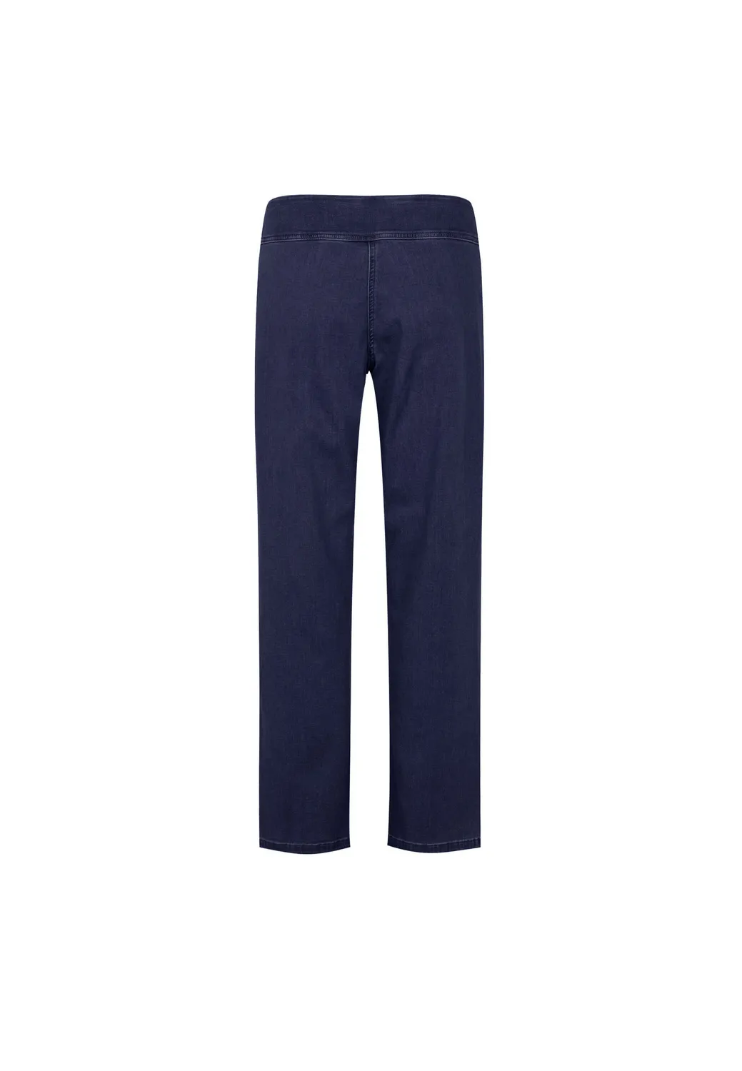 Laurie Thea Straight ML broek Dark Blue Denim stretch medium