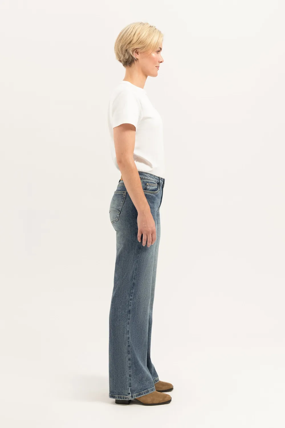 Florez Sophie Straight jeans Sophisticated Blue