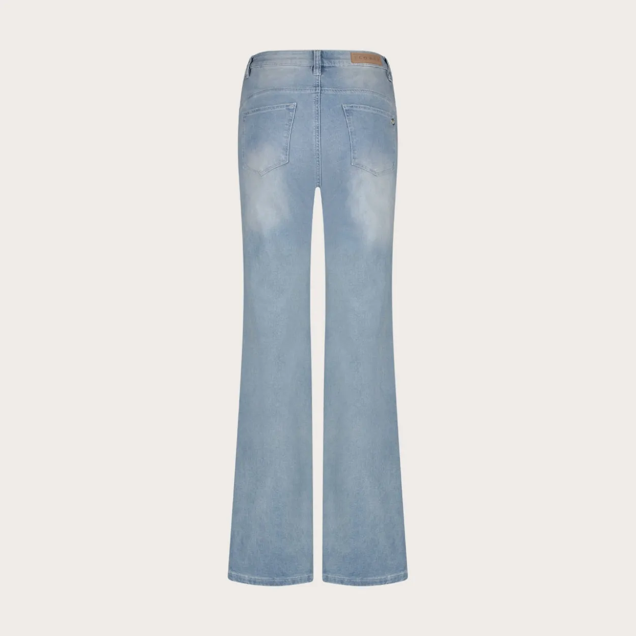 Florez Ana Flared jeans Clear Blue hoge taille
