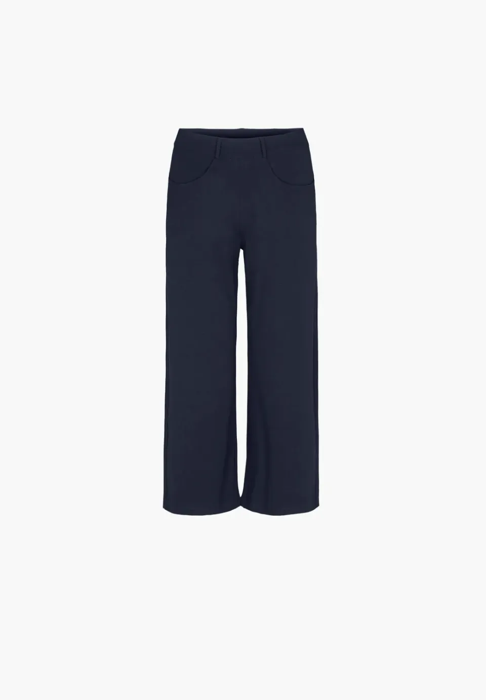 Laurie Donna Loose CL 28364 cropped broek navy viscose