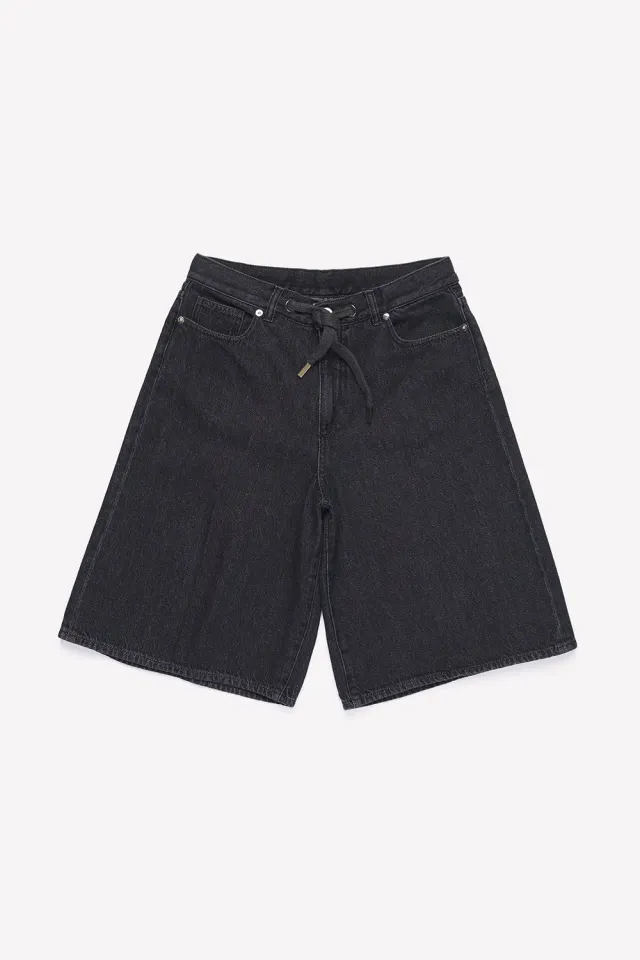 Nine In The Morning Itala bermuda denim grijs dames