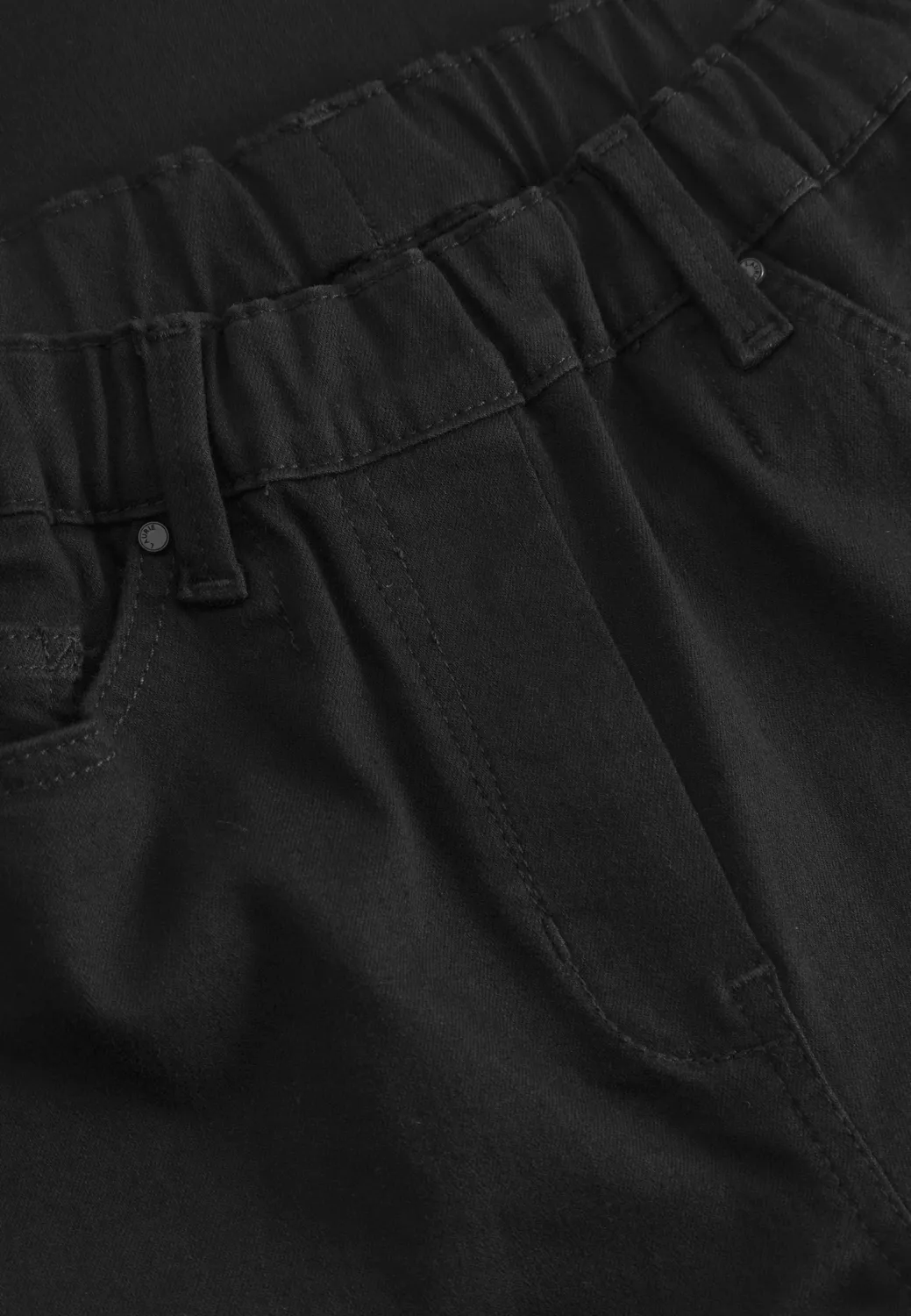 Laurie Hannah Regular XSL jeans black denim extra kort