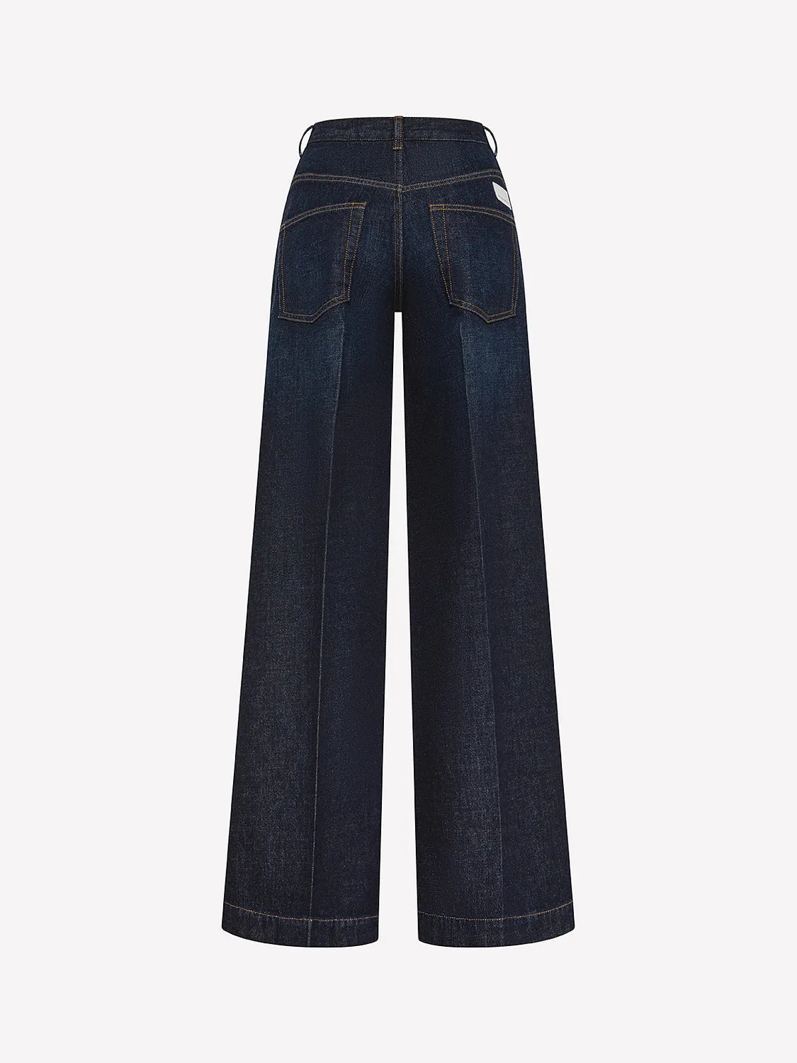 Nine In The Morning Nadia NA171 palazzo jeans navy donkerblauw