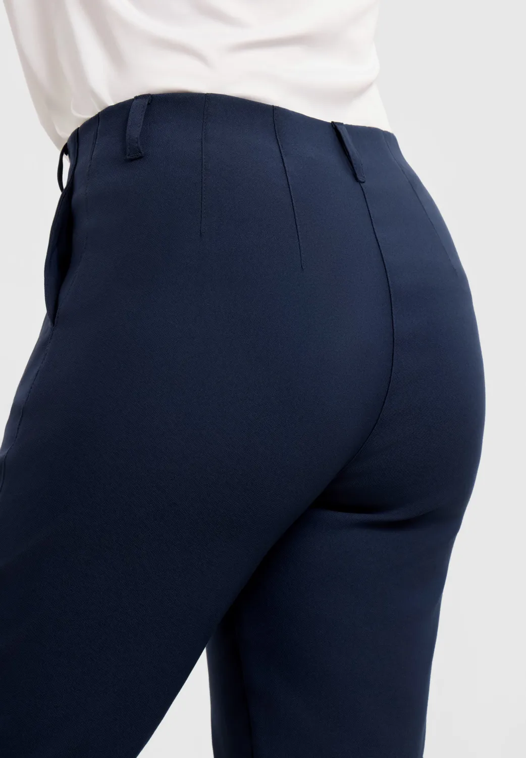 Laurie Taylor Regular SL broek Navy korte lengte