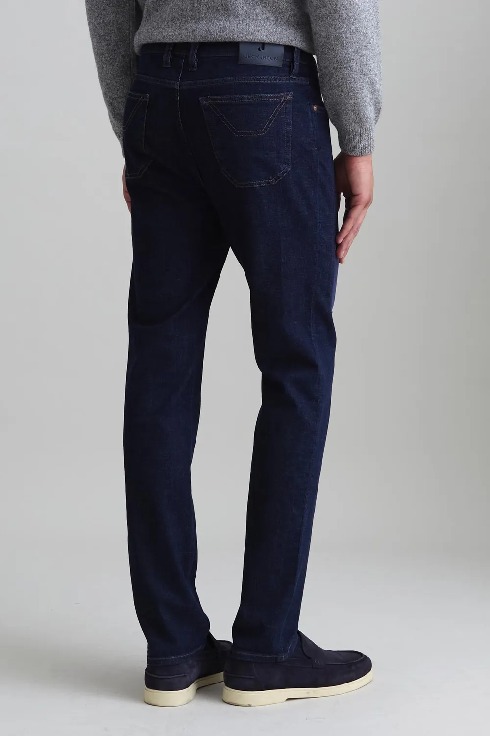Jeckerson John Slim Fit Jeans Donkerblauw 10oz