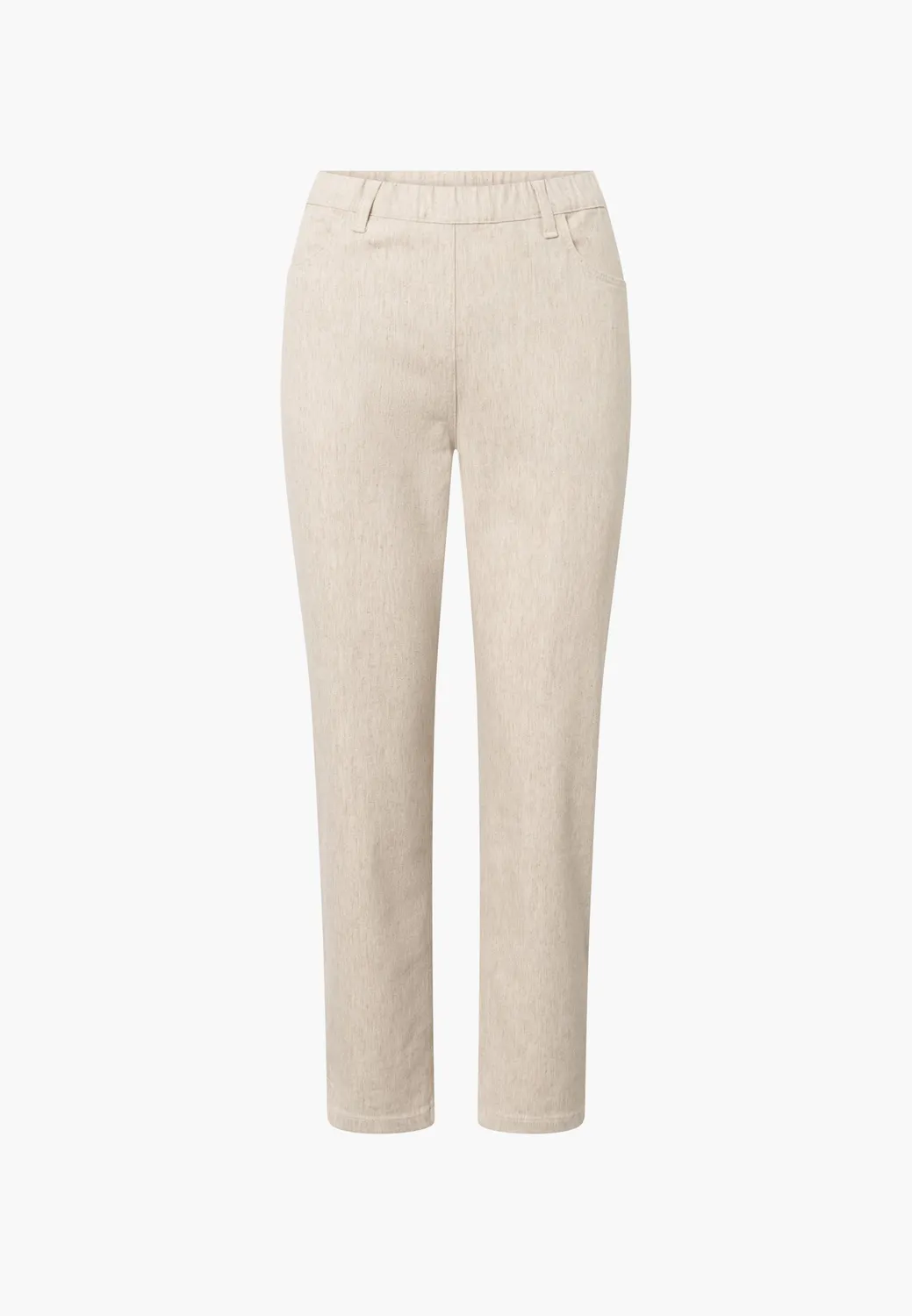 Laurie Kelly Regular CL broek grey sand hemp cropped