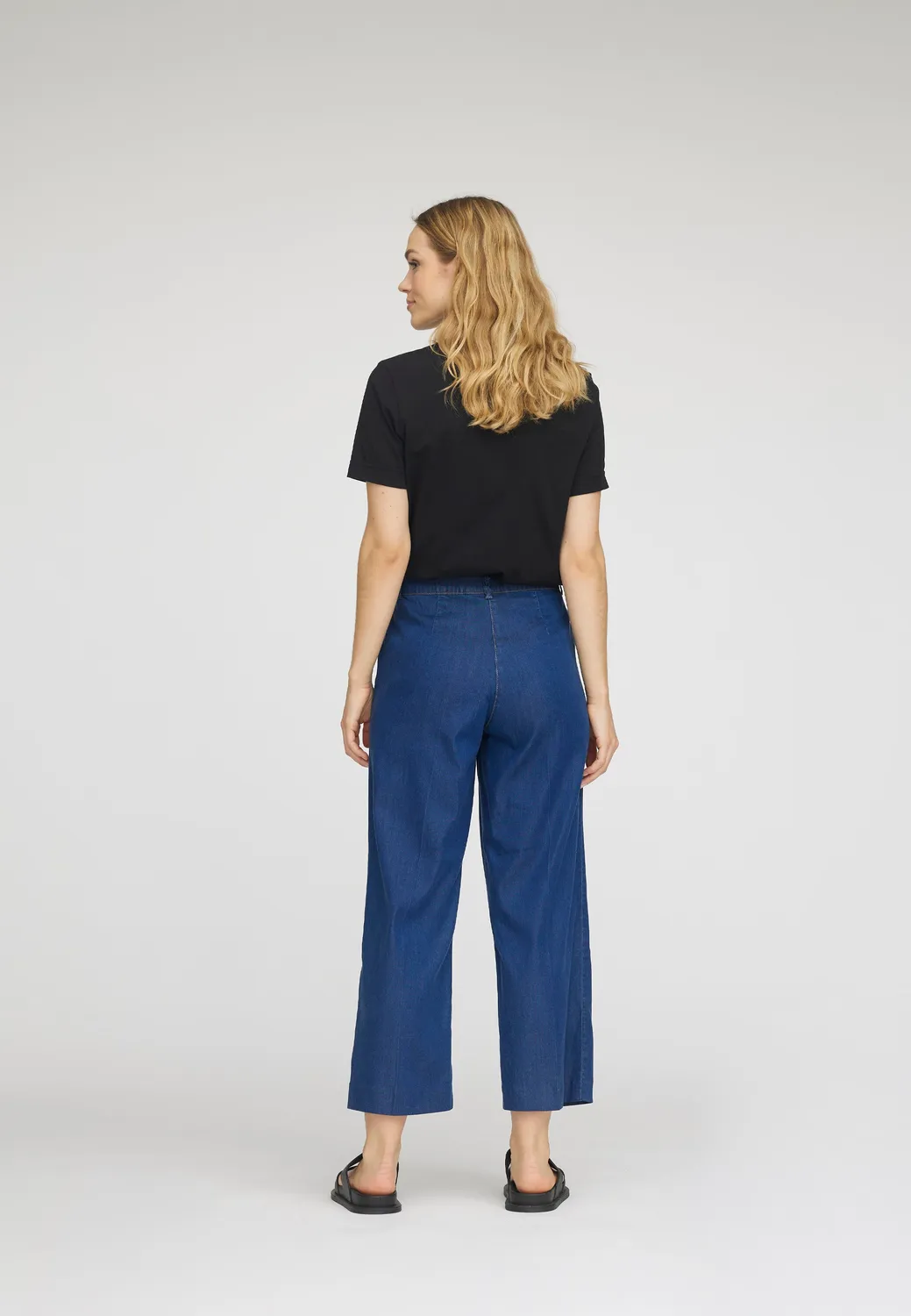 Laurie Phoebe Loose CL jeans Medium Blue Denim cropped