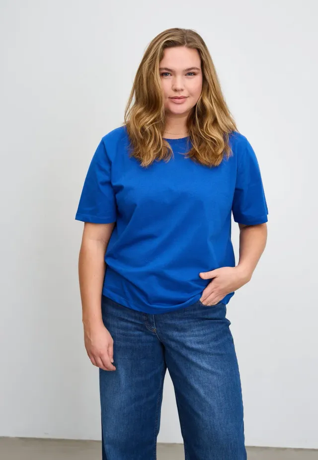 Laurie Augusta T-Shirt True Blue katoen