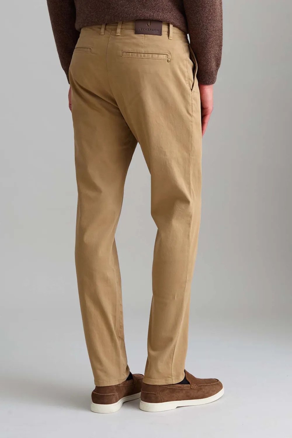 Jeckerson Jack chino slim fit hazelnootbruin katoen