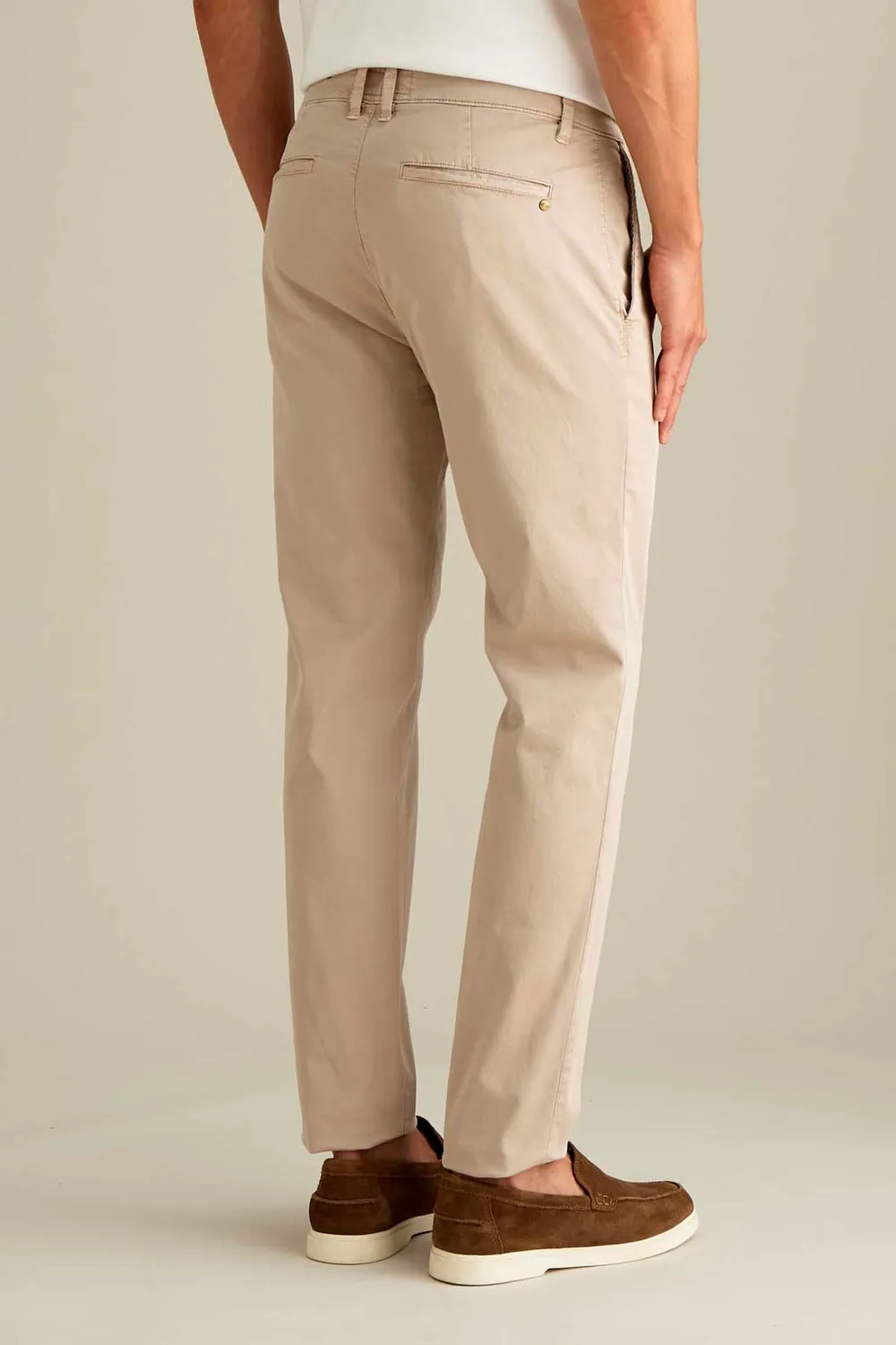 Jeckerson Jack chino beige cemento slim fit