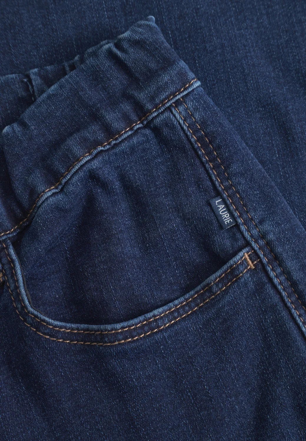 Laurie Donna Loose SL 101073 damesjeans Dark Blue Denim stretch