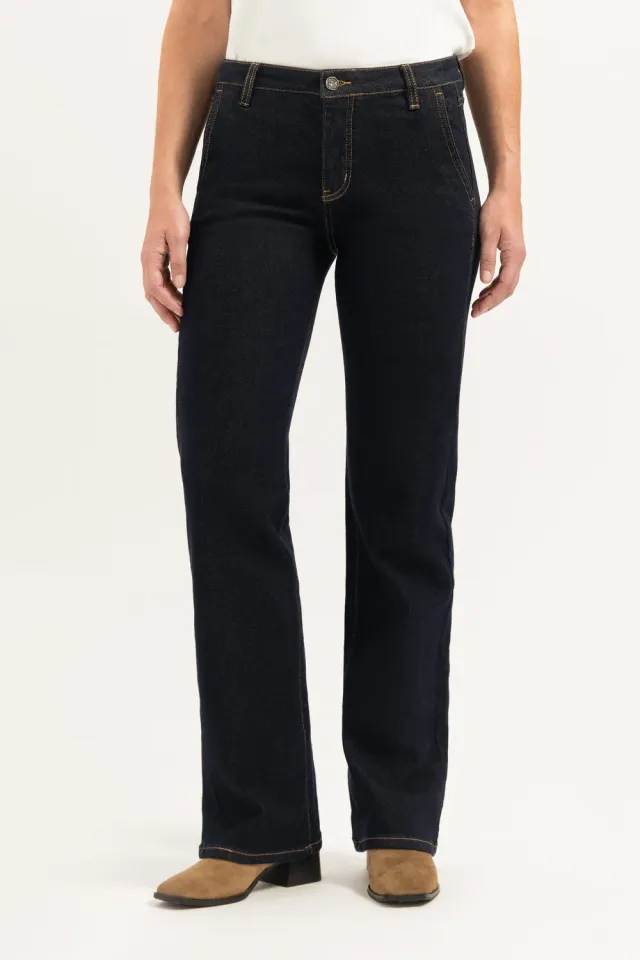 Florez Rowie Straight jeans Rinse Denim rechte pijp