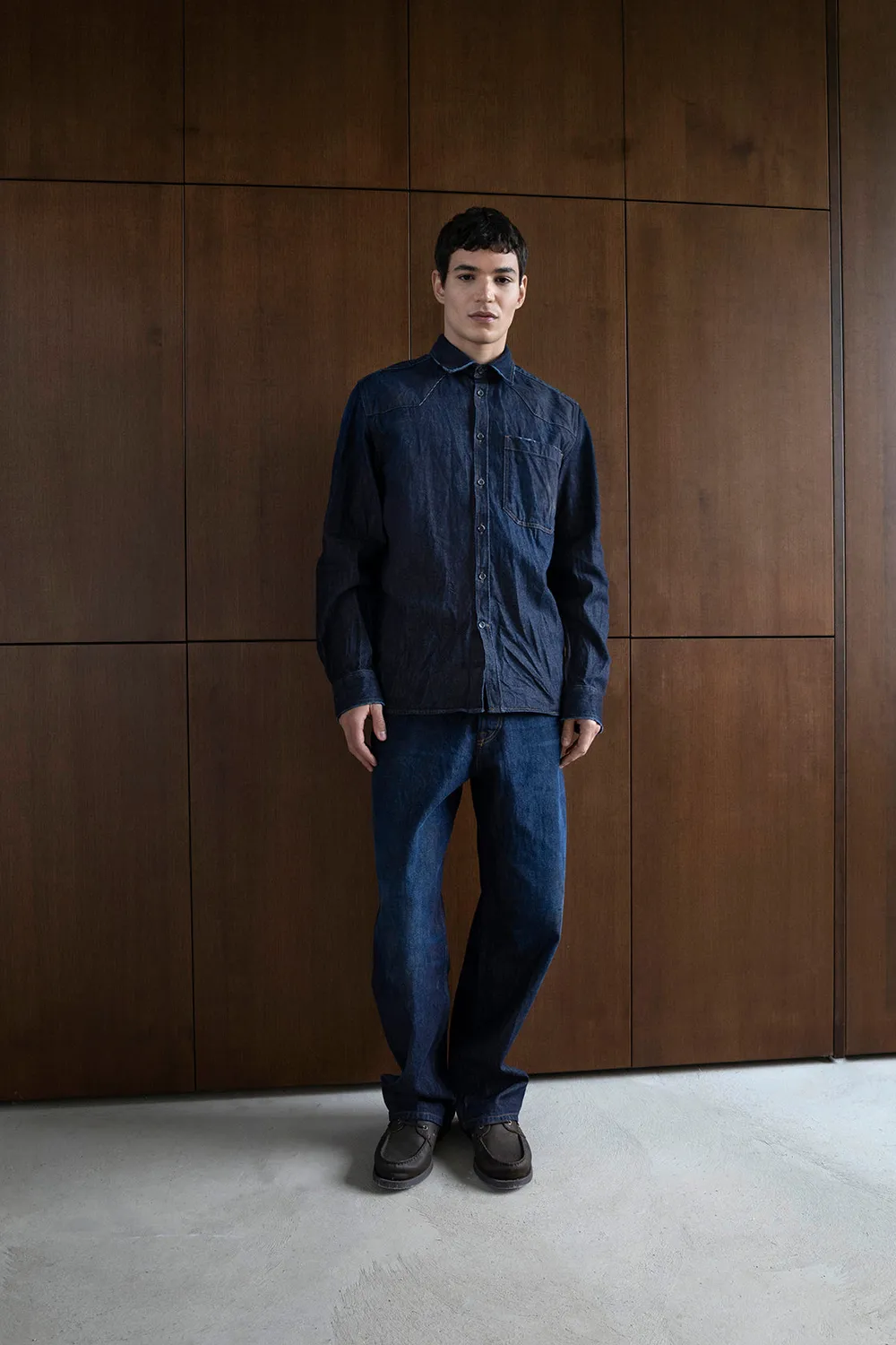 Nine In The Morning Nathan NH90 heren jeans straight indigo