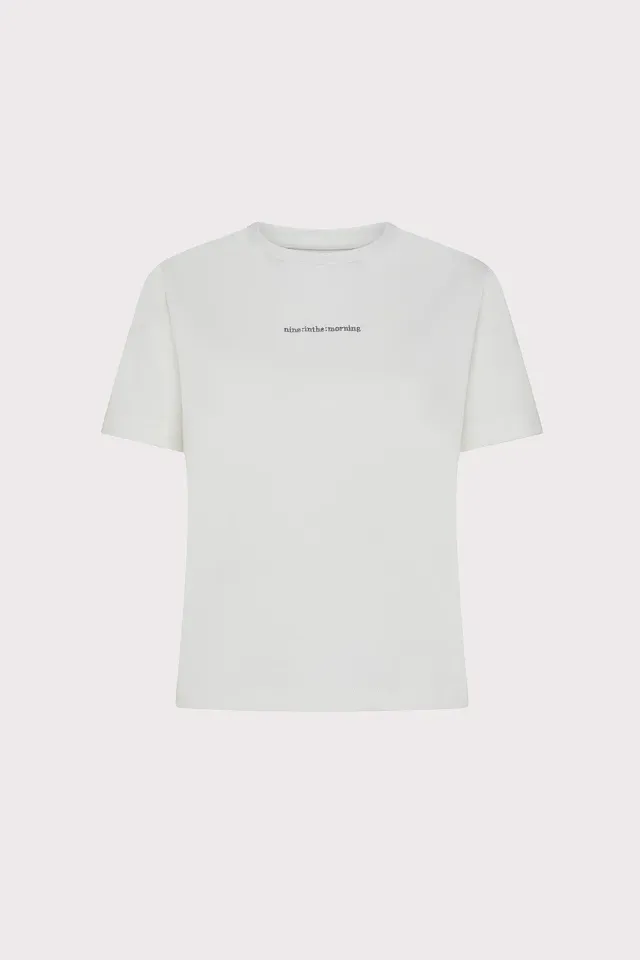 Nine In The Morning Imma IMM05 T-shirt dames wit katoen