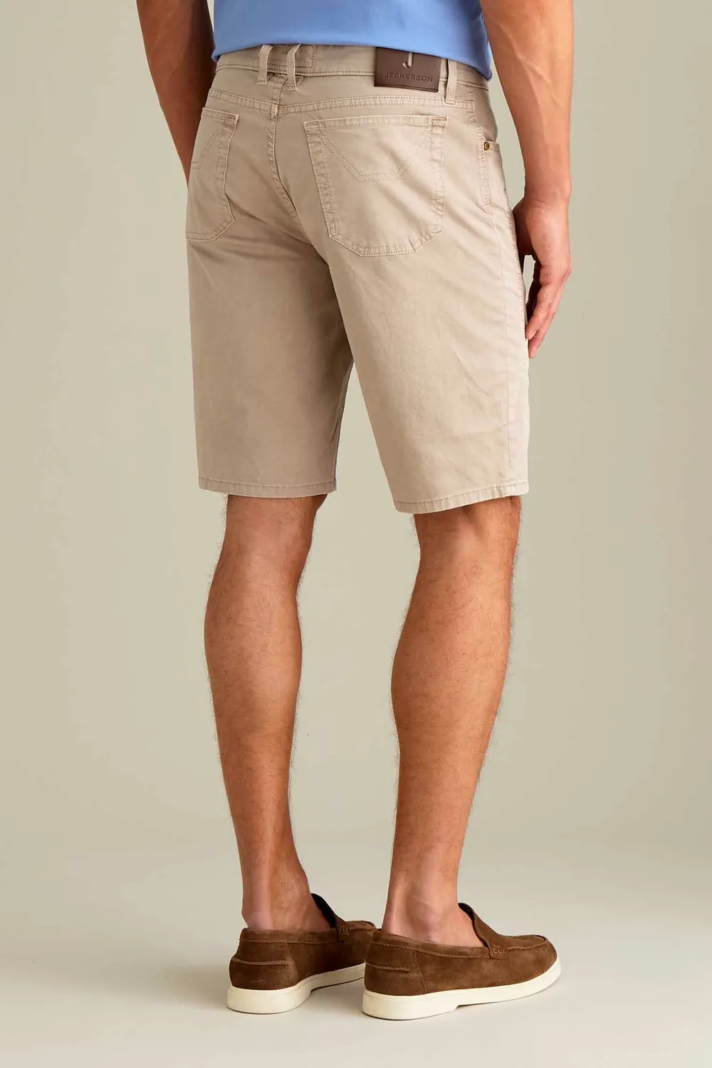 Jeckerson Jayden korte broek slim fit beige cement