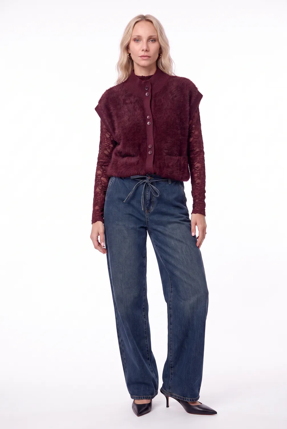 Florez Pixie Straight jeans Vintage Blue straight
