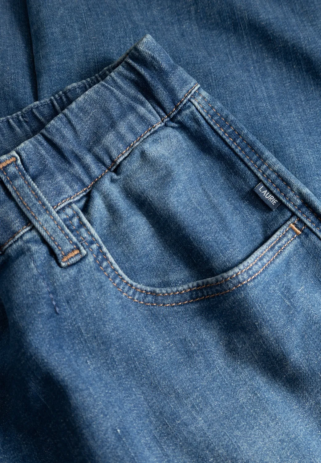 Laurie Donna Loose ML spijkerbroek washed blue