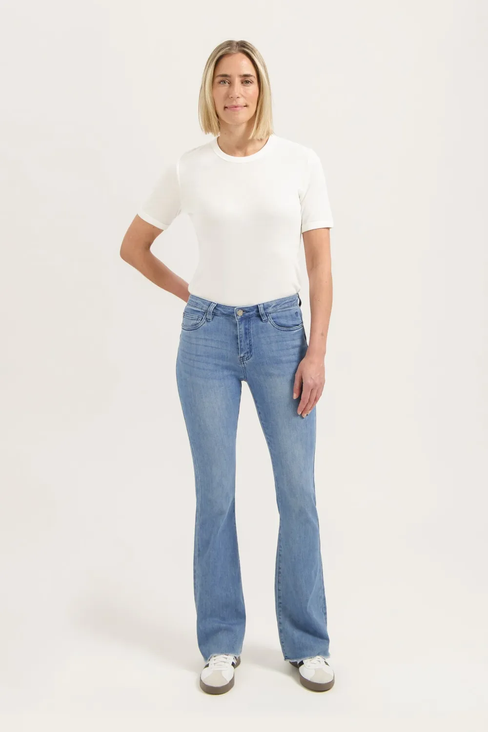 Florez Flared jeans italian blue