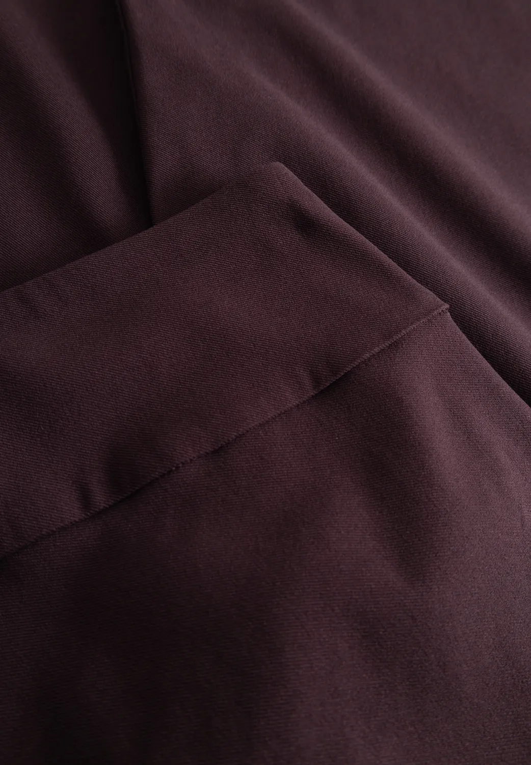 Laurie Thea Straight ML broek dark plum rechte pijp